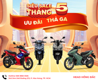 SIÊU SALE THÁNG 5 – ƯU ĐÃI THẢ GA