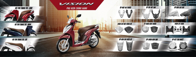 xe vision, vision cao cấp, phu kiện vision, phu kien vision