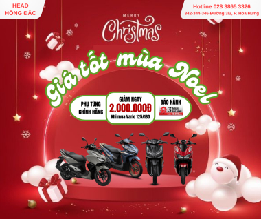 GIÁ TỐT MÙA NOEL – RINH VARIO SIÊU HOT CUỐI NĂM!