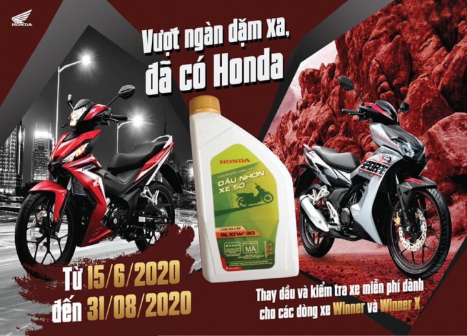 Vượt ngàn dặm xa đã có HONDA – Chương trình từ 15/06/20-31/08/20